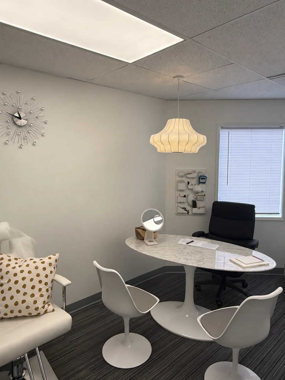 Private consultation room at Novella Aesthetic Clinic